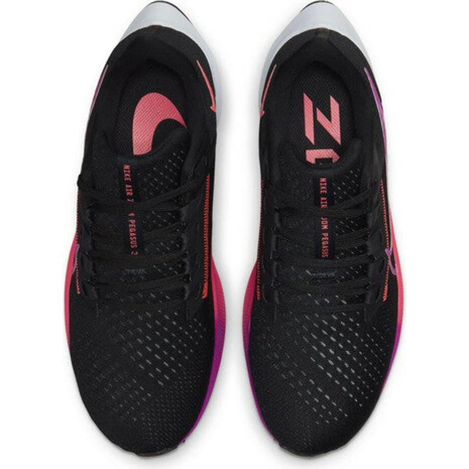 【ランニング対象品購入&エントリーでP10倍！8/19 20:00〜8/28 23:59】ナイキ（NIKE） エア ズーム ペガサス 38 ブラック バイオレット 黒 CW7358-011 ランニングシューズ 靴 スポーツスニーカー ジョギング マラソン （レディース）