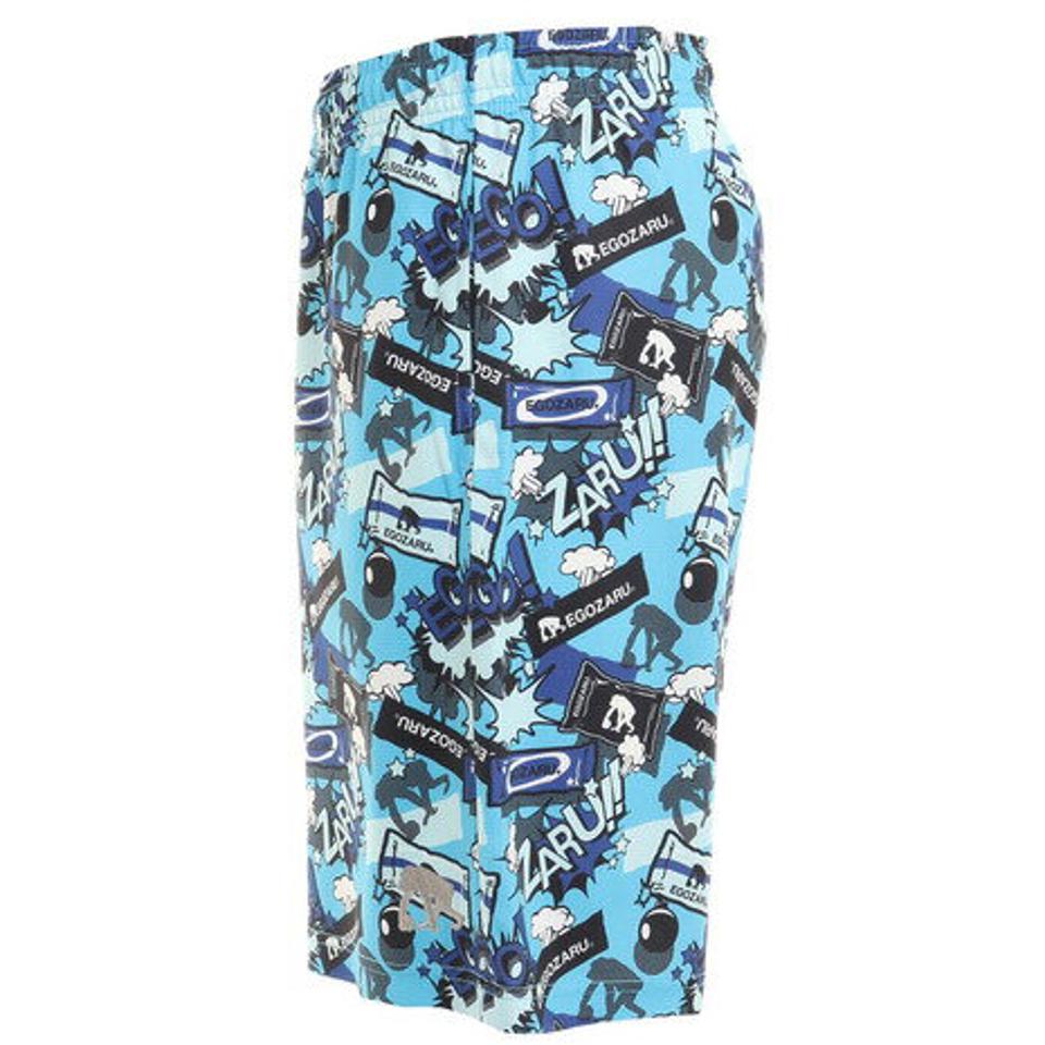 エゴザル（EGOZARU）（メンズ、レディース） バスパン バスケットボールウェア アメコミ ショートパンツ EZHP-S2201