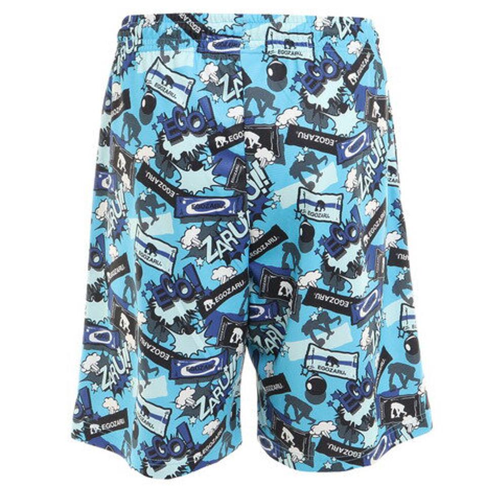 エゴザル（EGOZARU）（メンズ、レディース） バスパン バスケットボールウェア アメコミ ショートパンツ EZHP-S2201
