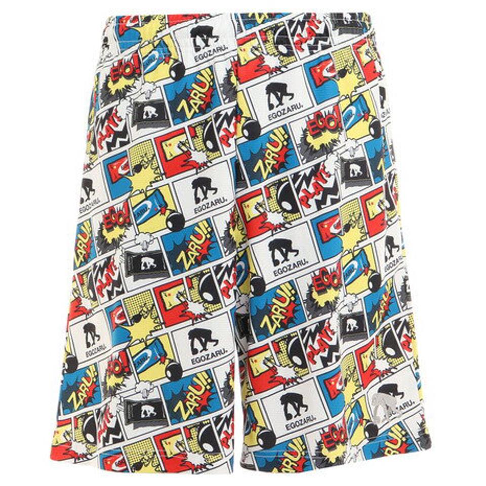 エゴザル（EGOZARU） バスパン バスケットボールウェア アメコミ ショートパンツ EZHP-S2201-025 （メンズ、レディース）