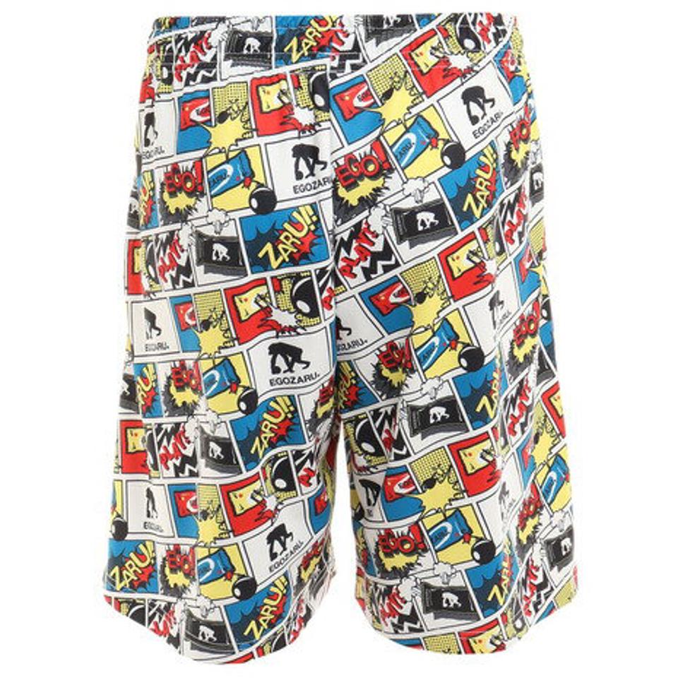 エゴザル（EGOZARU） バスパン バスケットボールウェア アメコミ ショートパンツ EZHP-S2201-025 （メンズ、レディース）