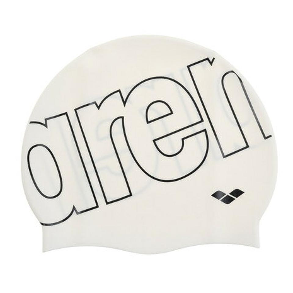 アリーナ(ARENA) 水泳 キャップ シリコーンキャップ ARN-2405 WHT (メンズ、レディース)