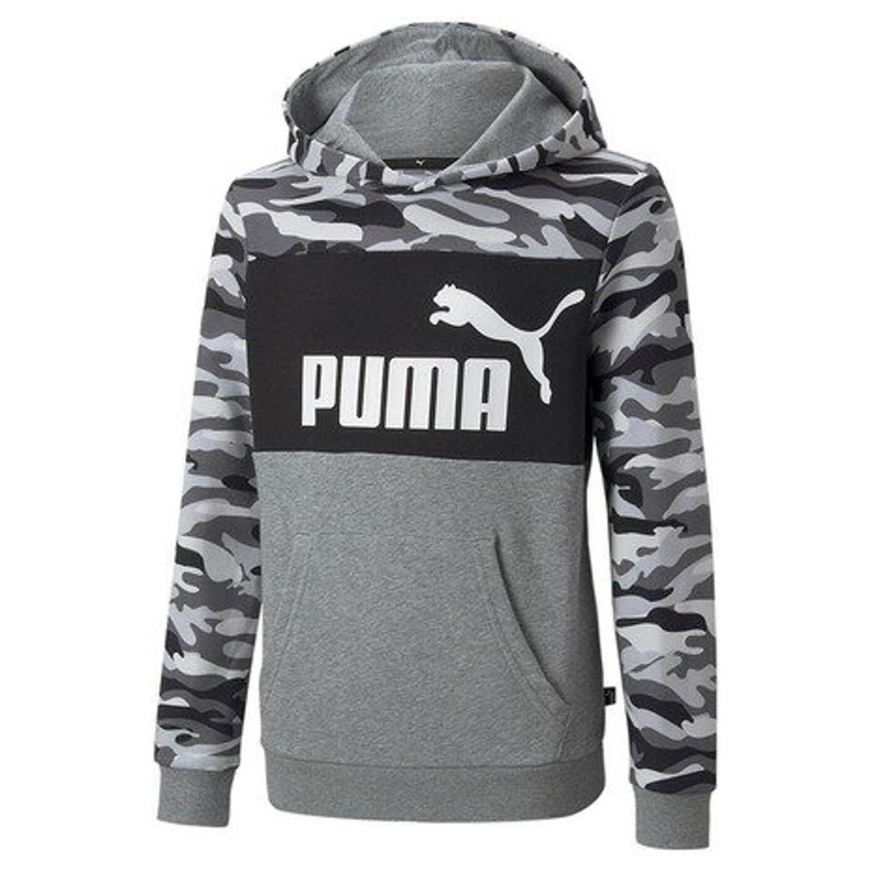 プーマ（PUMA） ボーイズ ESS+ カモ フーディー TR B 849682 01 BLK （キッズ）