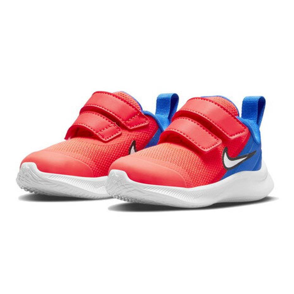 ナイキ（NIKE） ジュニアスポーツシューズ ベルクロ ベルト付き スニーカー スター ランナー 3 TDV DA2778-600 （キッズ）