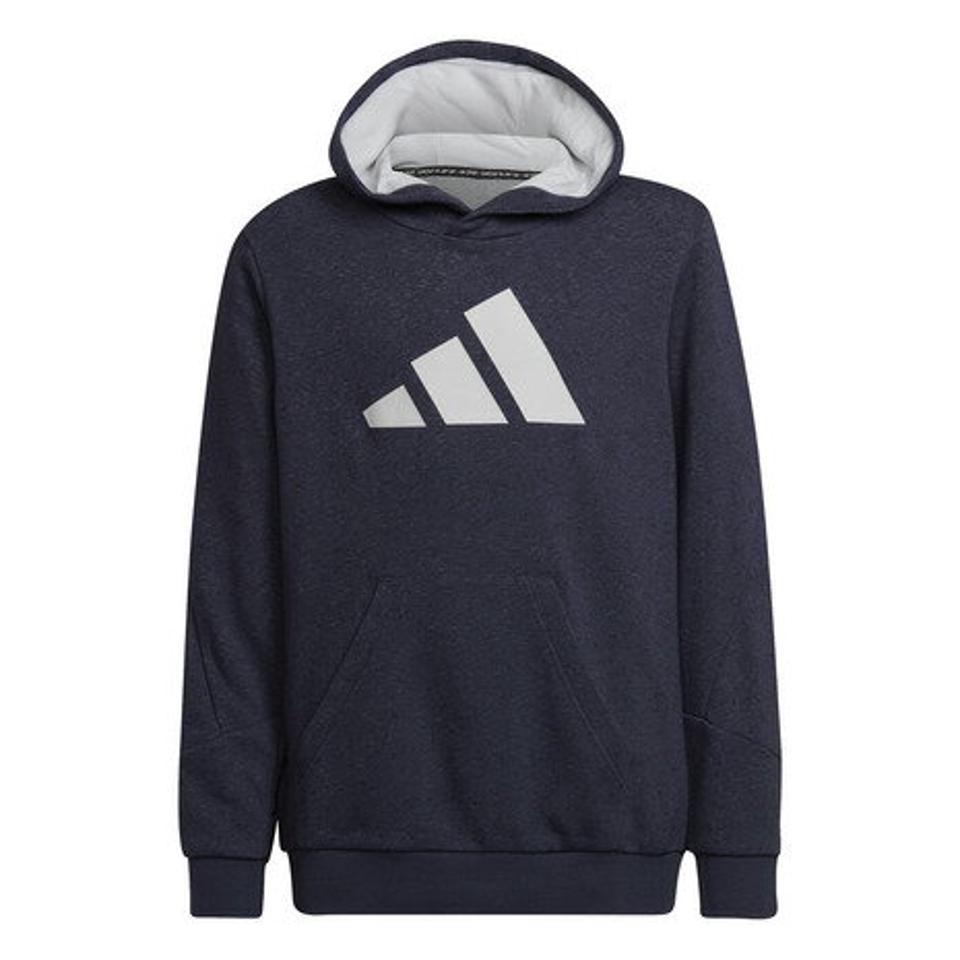 アディダス（adidas）（キッズ）ジュニア フューチャー アイコン スリーストライプス フード付きスウェットシャツ M1512-HE1929