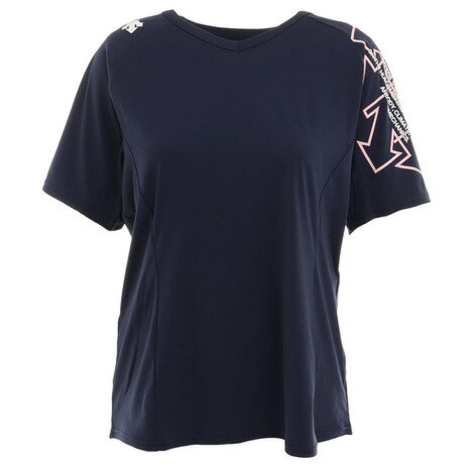 デサント（DESCENTE） バレーボールウェア 半袖プラクティスシャツ W DVWTJA50 NV （レディース）