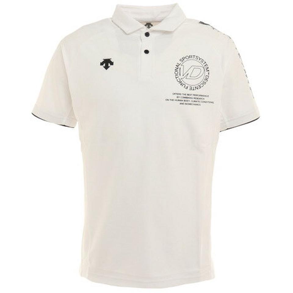 デサント（DESCENTE） バレーボールウェア 半袖ポロシャツ DVUTJA70 WH （メンズ、レディース）