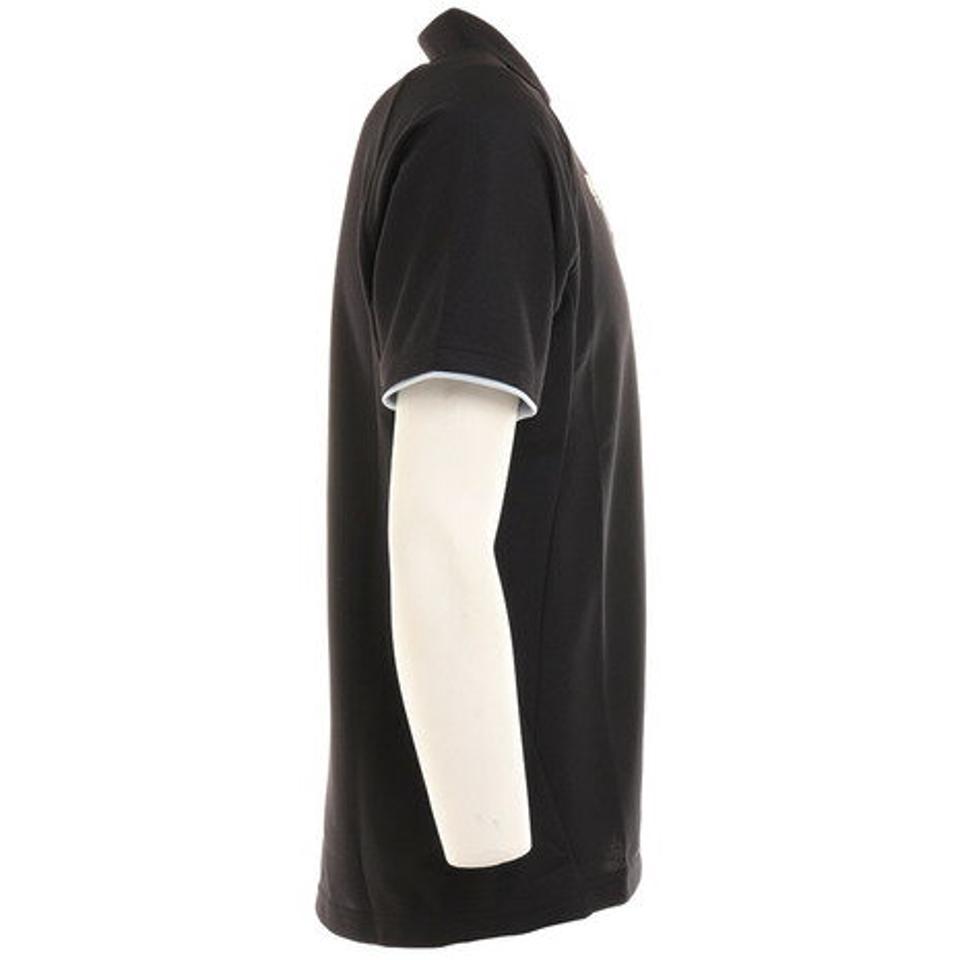 デサント（DESCENTE） バレーボールウェア 半袖ポロシャツ DVUTJA70 BK （メンズ、レディース）