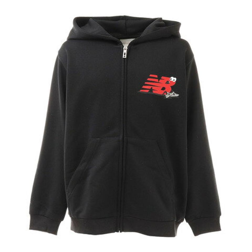 ニューバランス(new balance) ジュニア スウェットフルジップフーディ JJJP0332BK (キッズ)