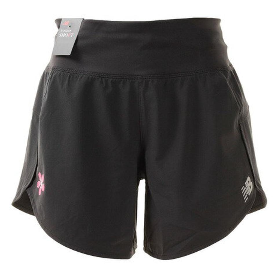 ニューバランス（new balance） ランニング ショートパンツ レディース SAKURA 5インチ AWS0104YBK （レディース）