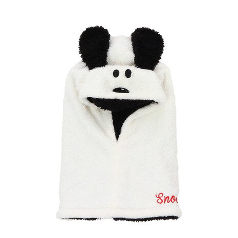 ベスプ(VESP) ニット帽 キッズ スキー ジュニア PEANUTS SNOOPY SOLID フードウォーマー VSJB1012WH 雪遊び (キッズ)