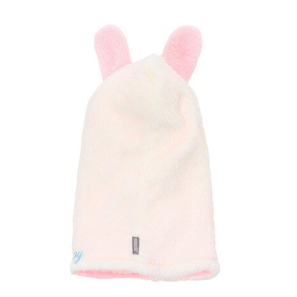 ベスプ(VESP) ニット帽 キッズ スキー ジュニア PEANUTS SNOOPY SOLID フードウォーマー VSJB1012PK 雪遊び (キッズ)