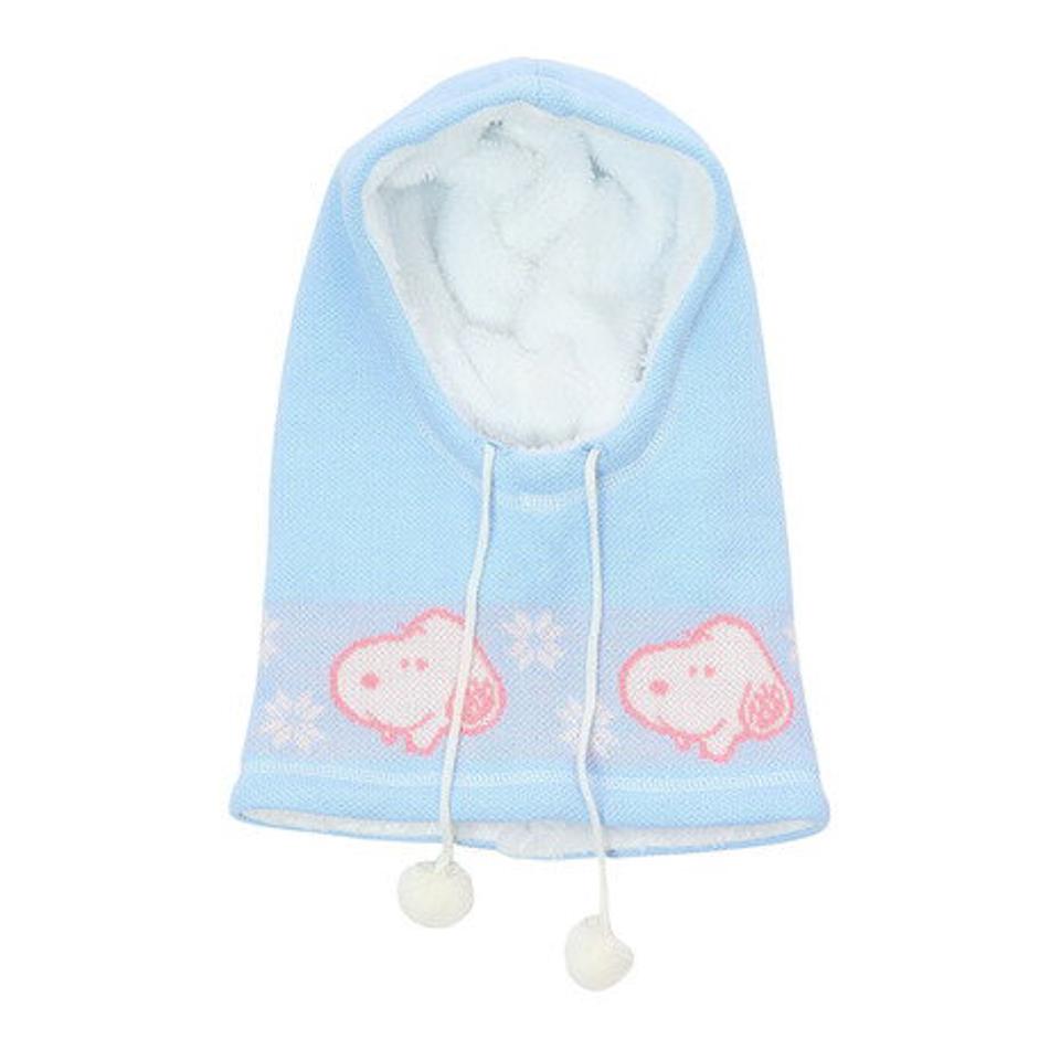 ベスプ(VESP) ニット帽 キッズ スキー ジュニア PEANUTS SNOOPY BONBON フードウォーマー VSJB1011SX 雪遊び (キッズ)