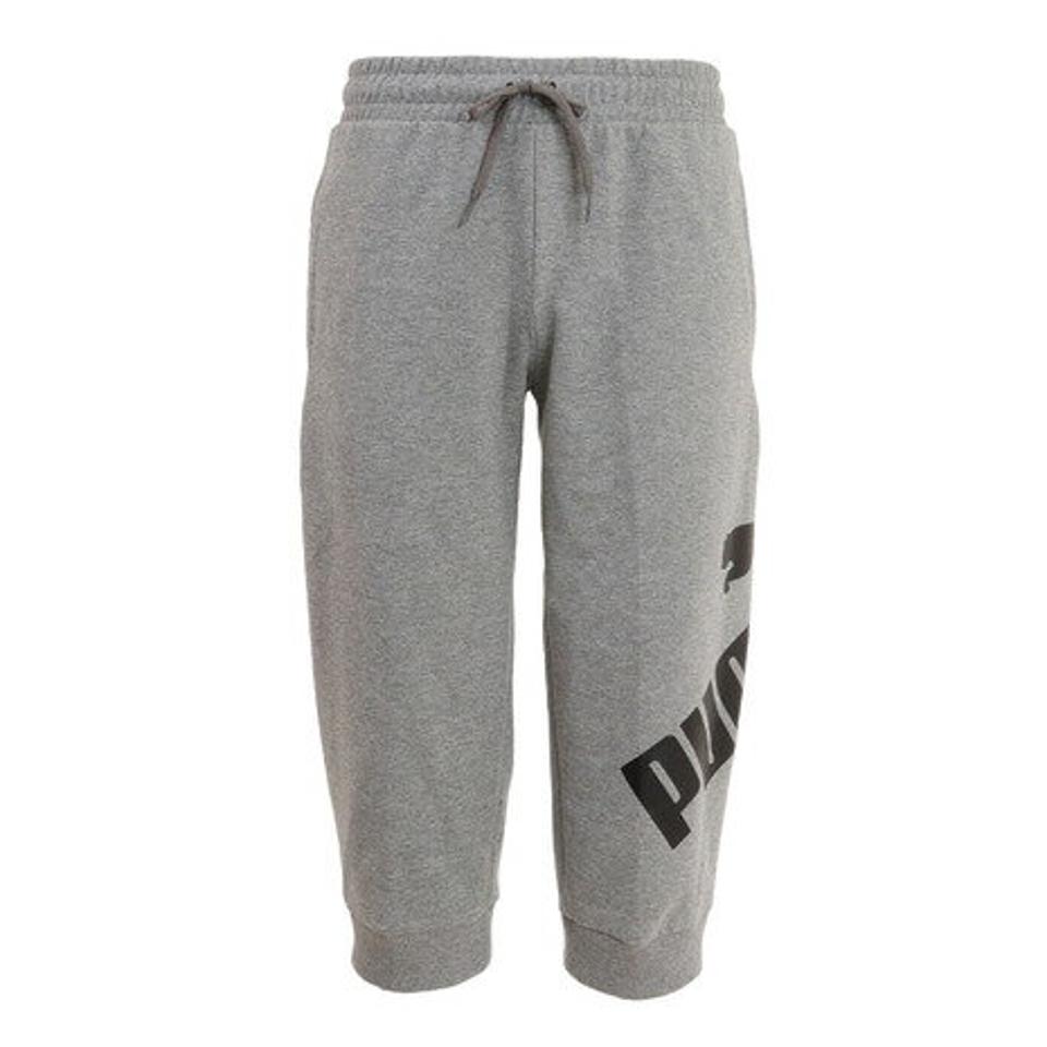 プーマ(PUMA) ESS+ ビッグロゴ3/4パンツ 849182 03 GRY (メンズ)