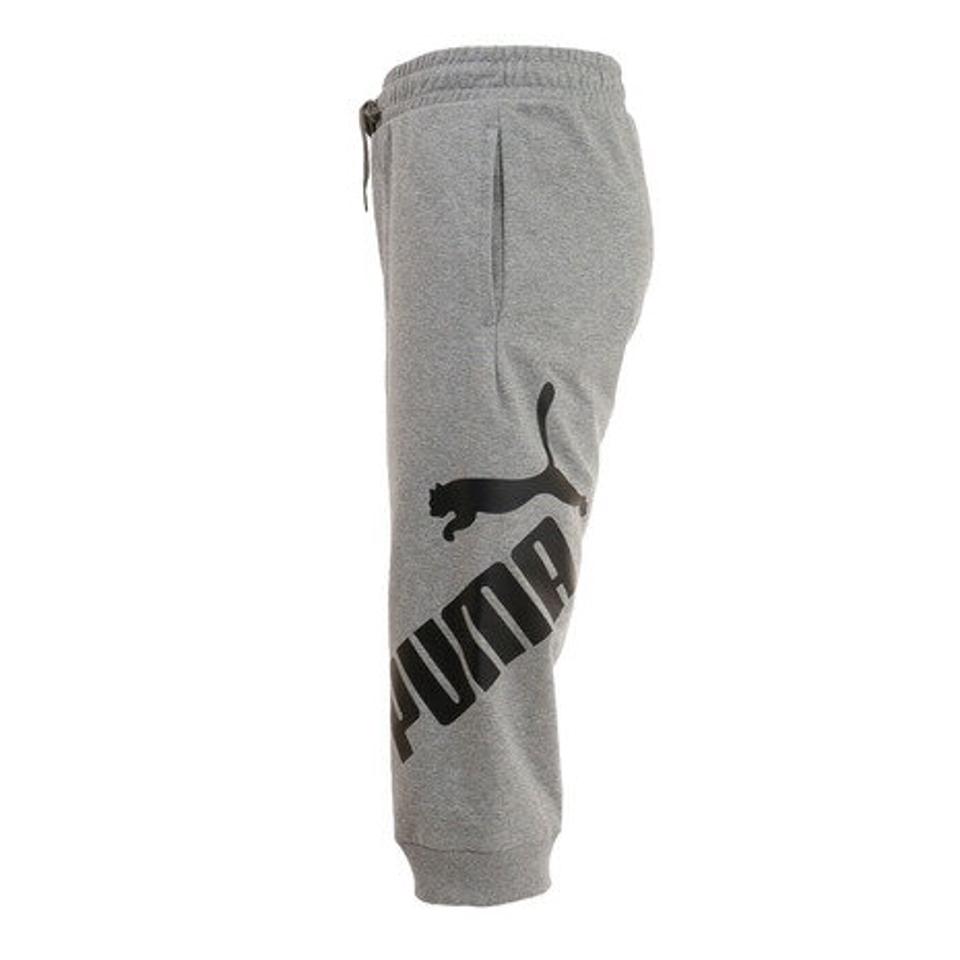 プーマ(PUMA) ESS+ ビッグロゴ3/4パンツ 849182 03 GRY (メンズ)