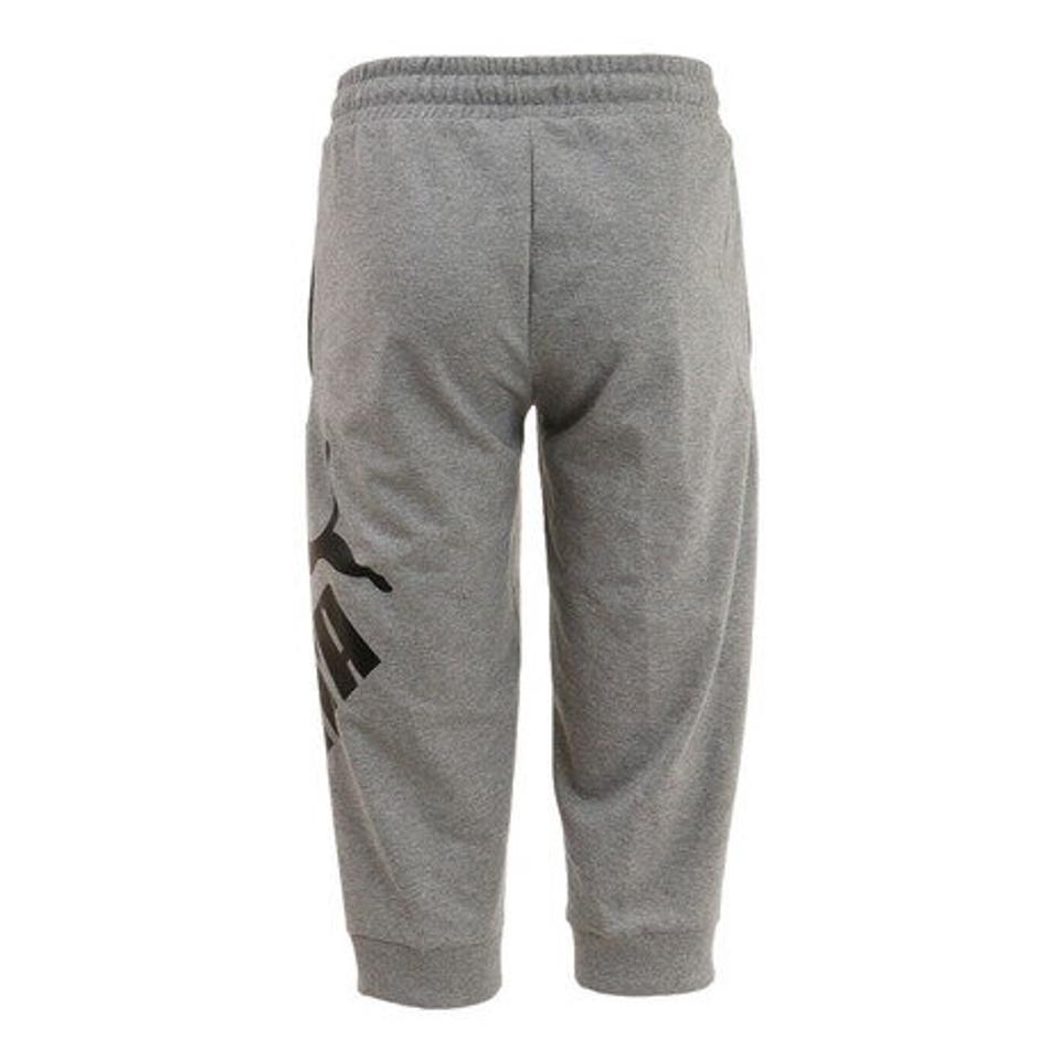 プーマ(PUMA) ESS+ ビッグロゴ3/4パンツ 849182 03 GRY (メンズ)