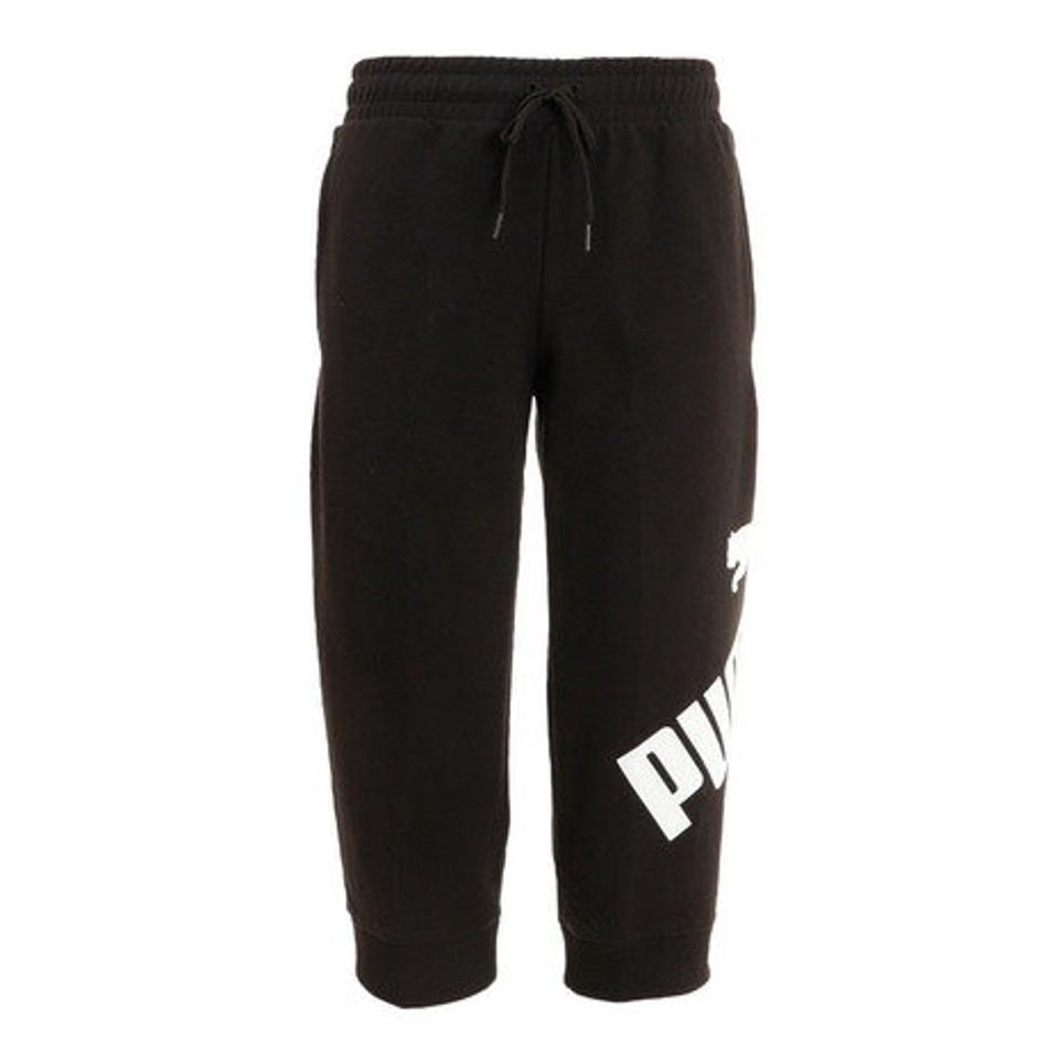 プーマ(PUMA) ESS+ ビッグロゴ3/4パンツ 849182 01 BLK (メンズ)