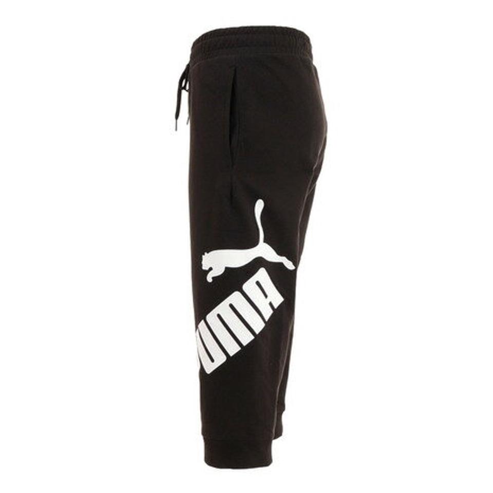 プーマ(PUMA) ESS+ ビッグロゴ3/4パンツ 849182 01 BLK (メンズ)
