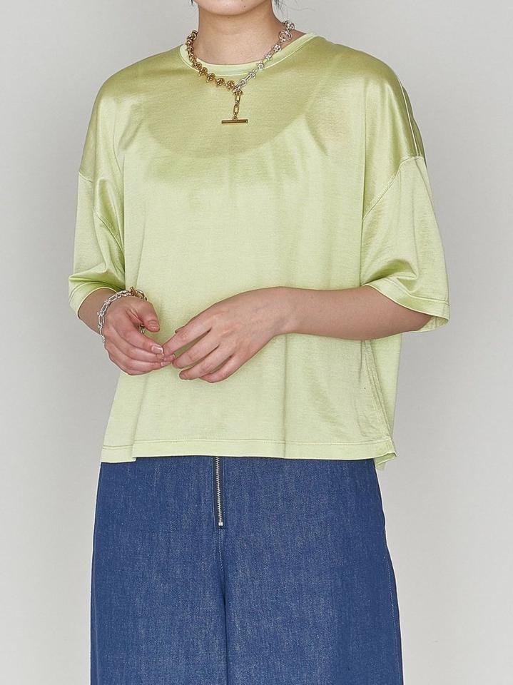 <ASTRAET(アストラット)>RY/CO ドロップショルダー クルーネックTシャツ（ASTRAET）