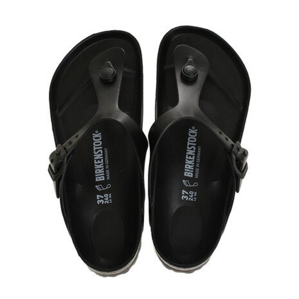 ビルケンシュトック（BIRKENSTOCK） サンダル ぺたんこ ギゼ EVA(Gizeh EVA) 128201 BLK ブラック 黒 （メンズ、レディース）