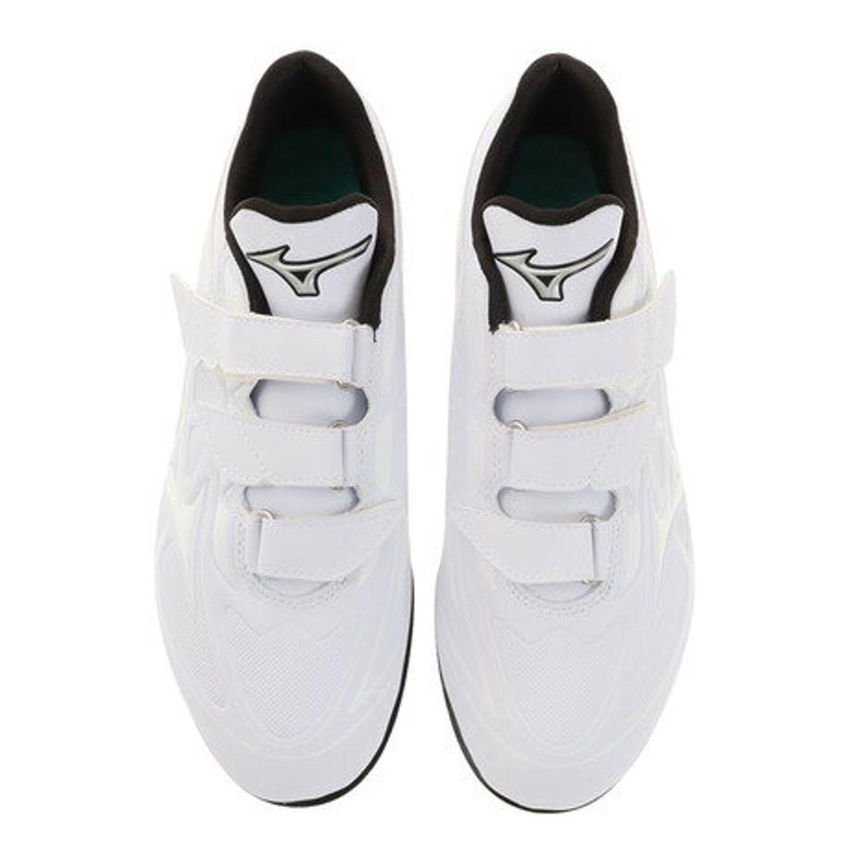 ミズノ（MIZUNO）（メンズ）野球スパイク 白 金具 ライトレボバディー BLT 11GM212001 白スパイク