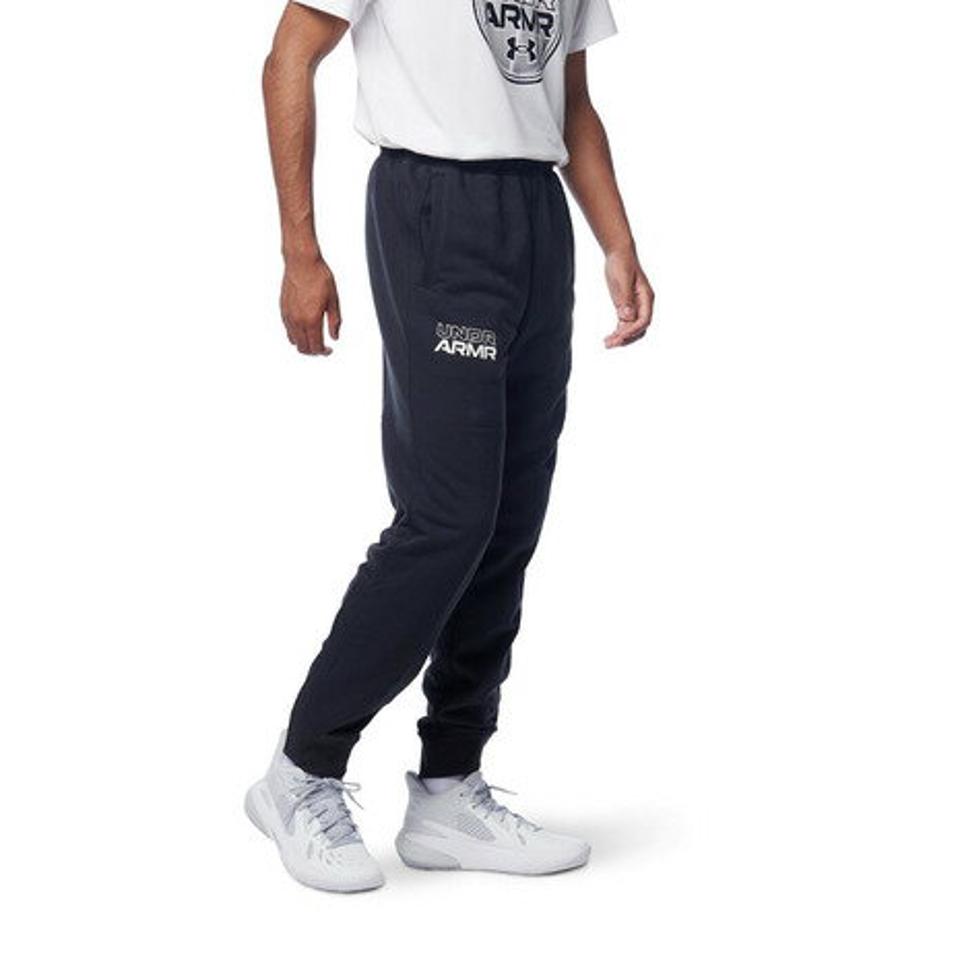 アンダーアーマー(UNDER ARMOUR) スウェット ジョガー パンツ 裾ボタン フレンチテリー J 1358599 BLK BK ロングパンツ スポーツウェア (メンズ)