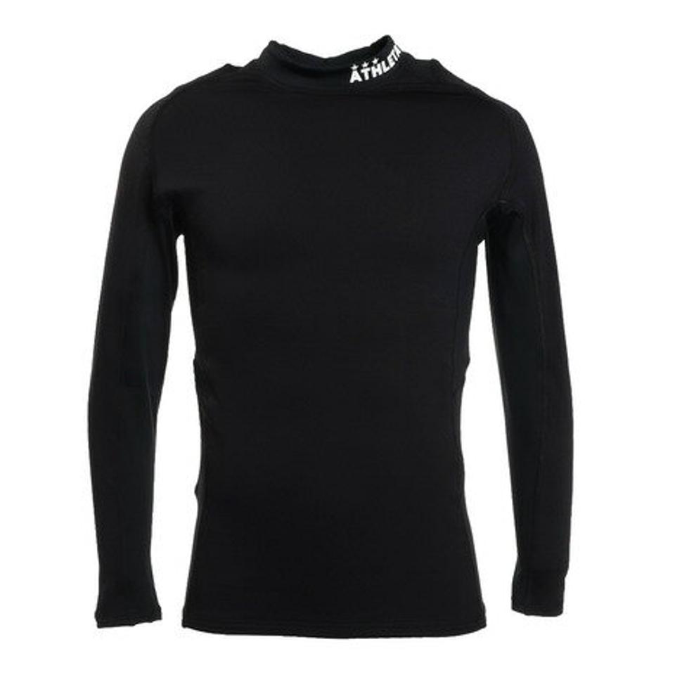 アスレタ（ATHLETA）（メンズ）サッカー フットサルウェア 裏起毛ウォームベースレイヤーシャツ 1091 BLK