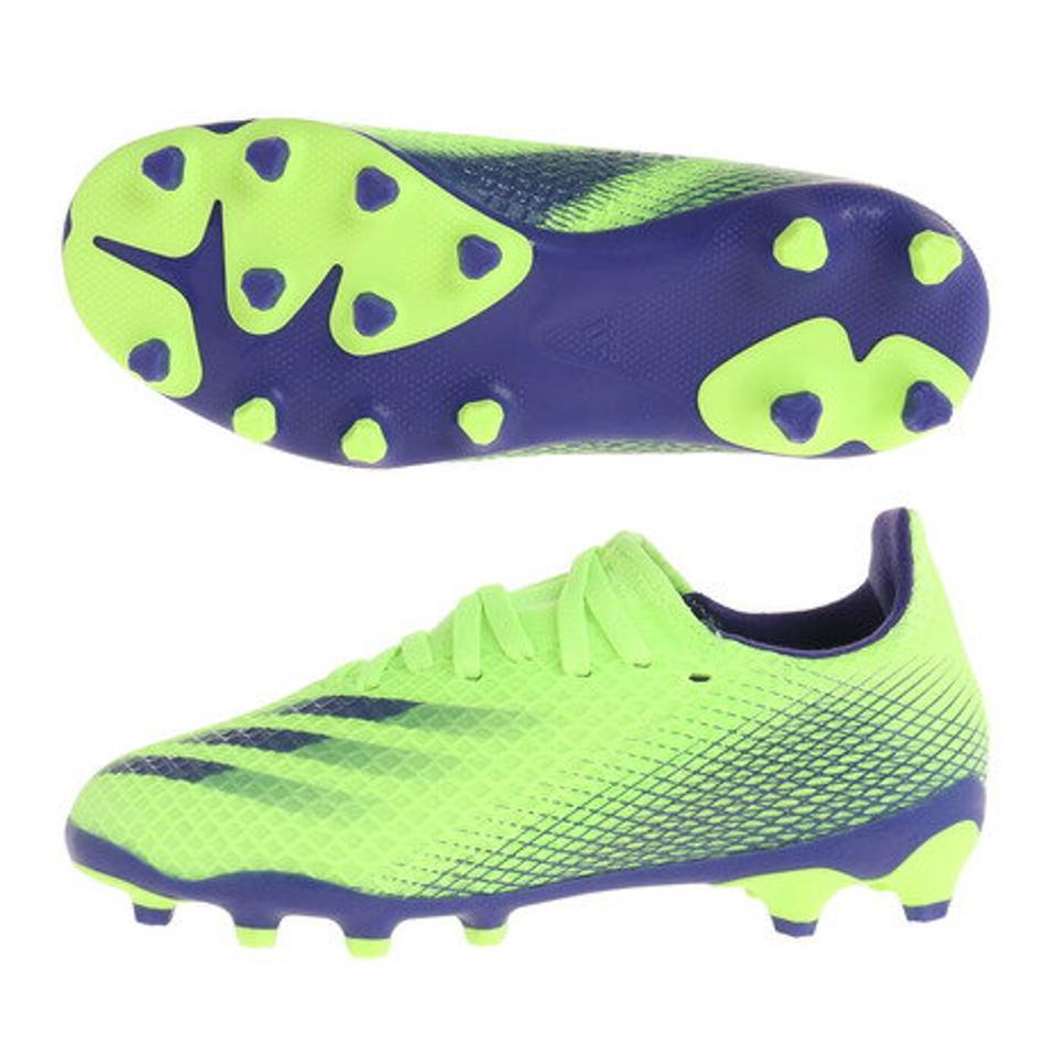 アディダス（adidas）（キッズ）ジュニアサッカースパイク エックス ゴースト.3 HG AG J H67624 サッカーシューズ