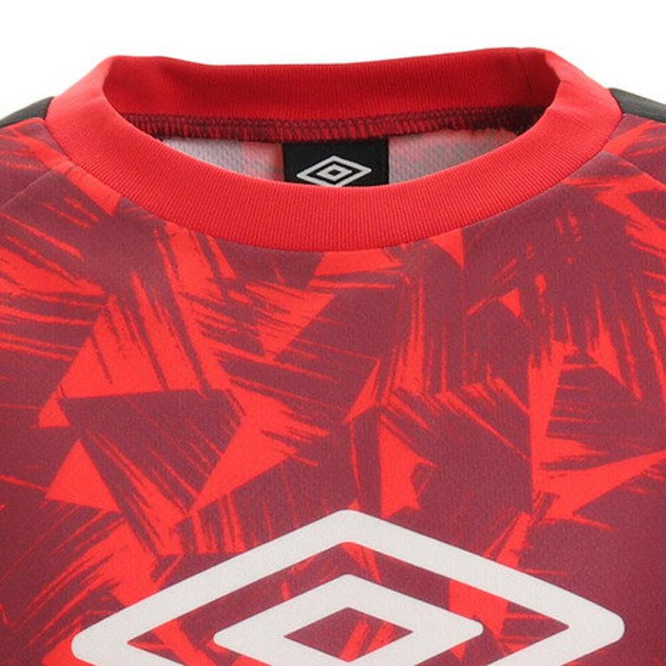 アンブロ（UMBRO） ジュニア 機能シャツ UMJPJA62XB RED （キッズ）