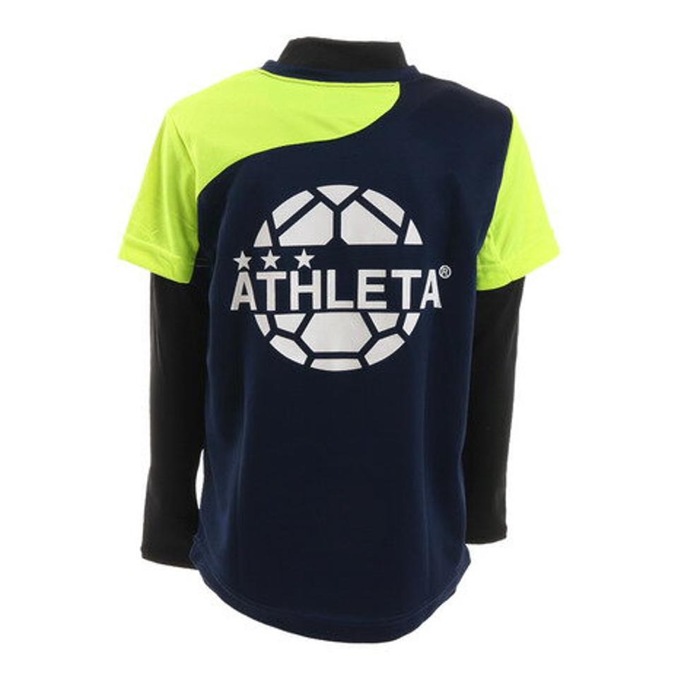 アスレタ（ATHLETA） サッカー フットサルウェア ジュニア ラクティスシャツインナーセット XE-408J NVYXYEL （キッズ）