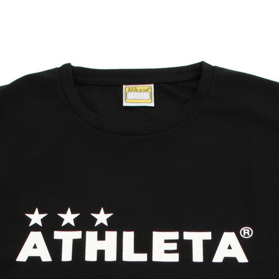 【5/25限定 エントリー&3点以上ご購入でP最大10倍】アスレタ(ATHLETA) サッカー ウェア 半袖 ジュニア プラクティスシャツ 2331J BLK フットサルウェア (キッズ)