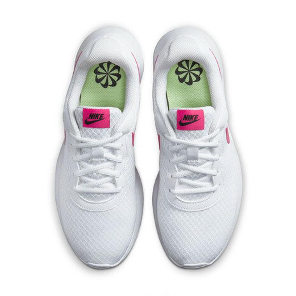 ナイキ（NIKE）（レディース）タンジュン ホワイト ピンク 白 DJ6257-101 スニーカー スポーツシューズ カジュアル 靴 シンプル ローカット 通学 学生 軽量