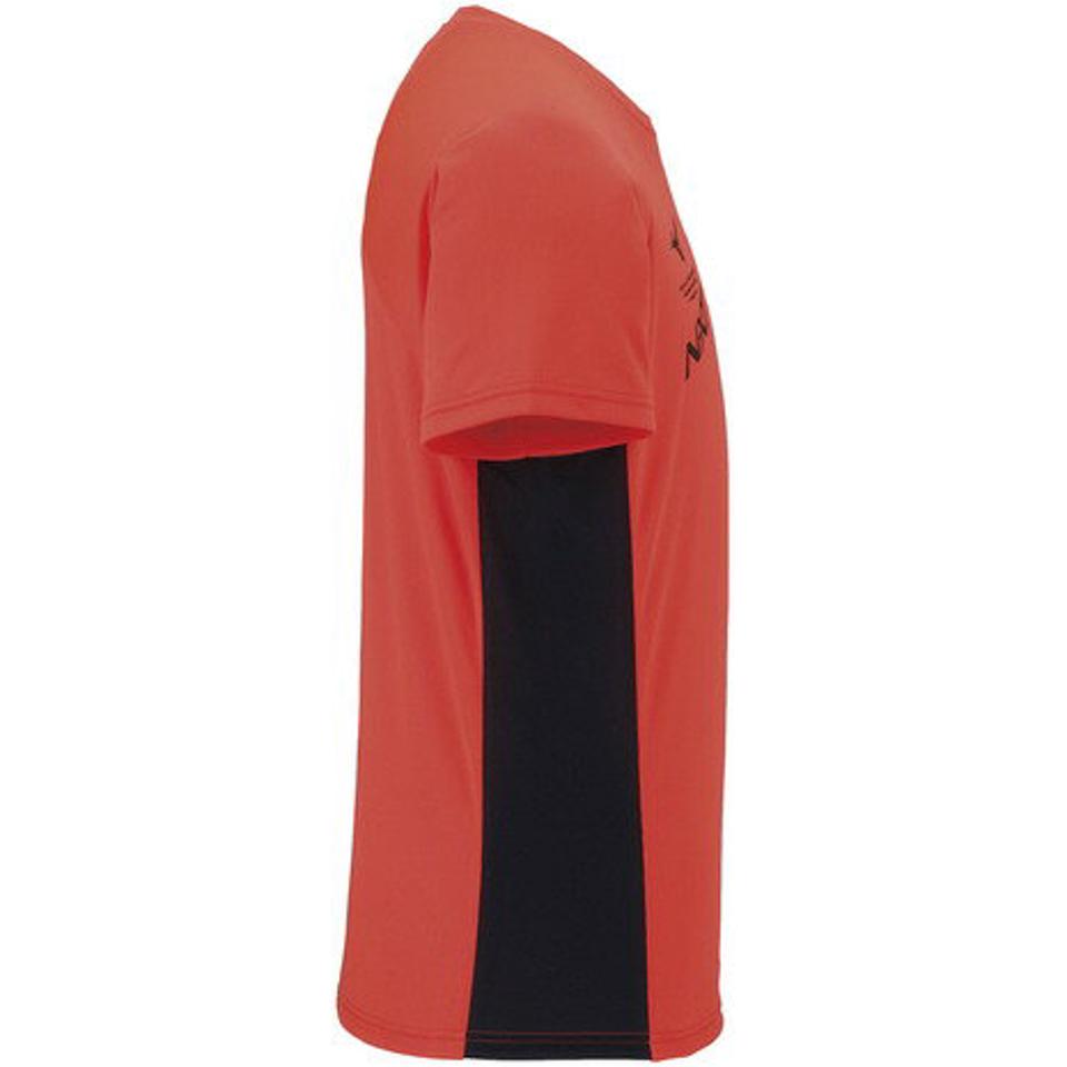 ミズノ(MIZUNO)(メンズ)陸上ウェア シャツ 袖ロゴプリント入り プラクティスシャツ U2MA201553