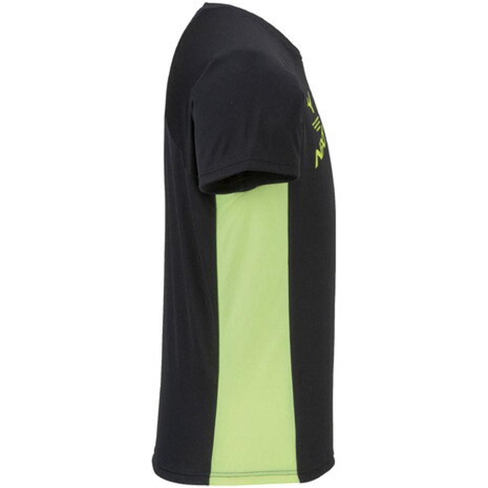 ミズノ(MIZUNO)(メンズ)陸上ウェア シャツ 袖ロゴプリント入り プラクティスシャツ U2MA201509