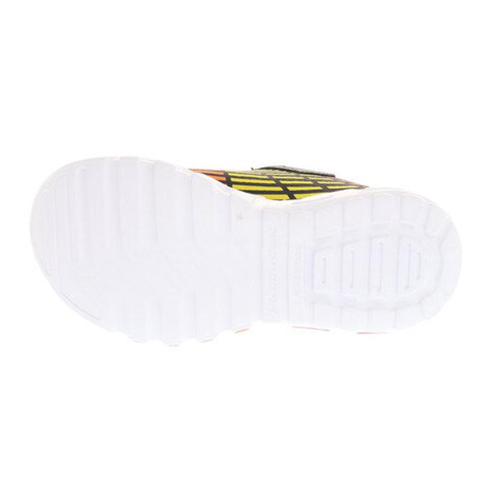 スケッチャーズ（SKECHERS）（キッズ）スニーカー ジュニア ベルト付き 黒 青 シューズフレックス グローエリート ブラック ブルー 400135L