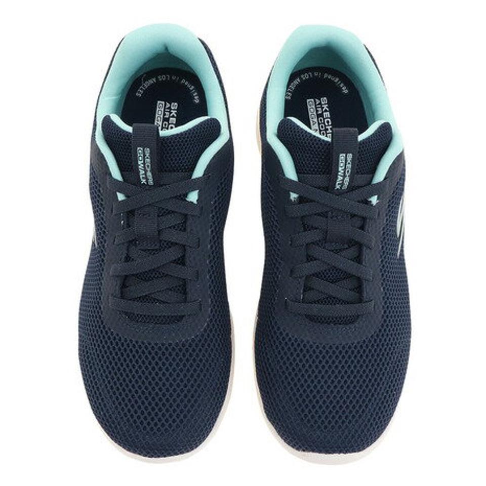 スケッチャーズ（SKECHERS）（レディース）スニーカー ゴーウォークジョイライトモーション GO WALK JOY LIGHT MOTION ネイビー ブラック 124707 ウォーキング