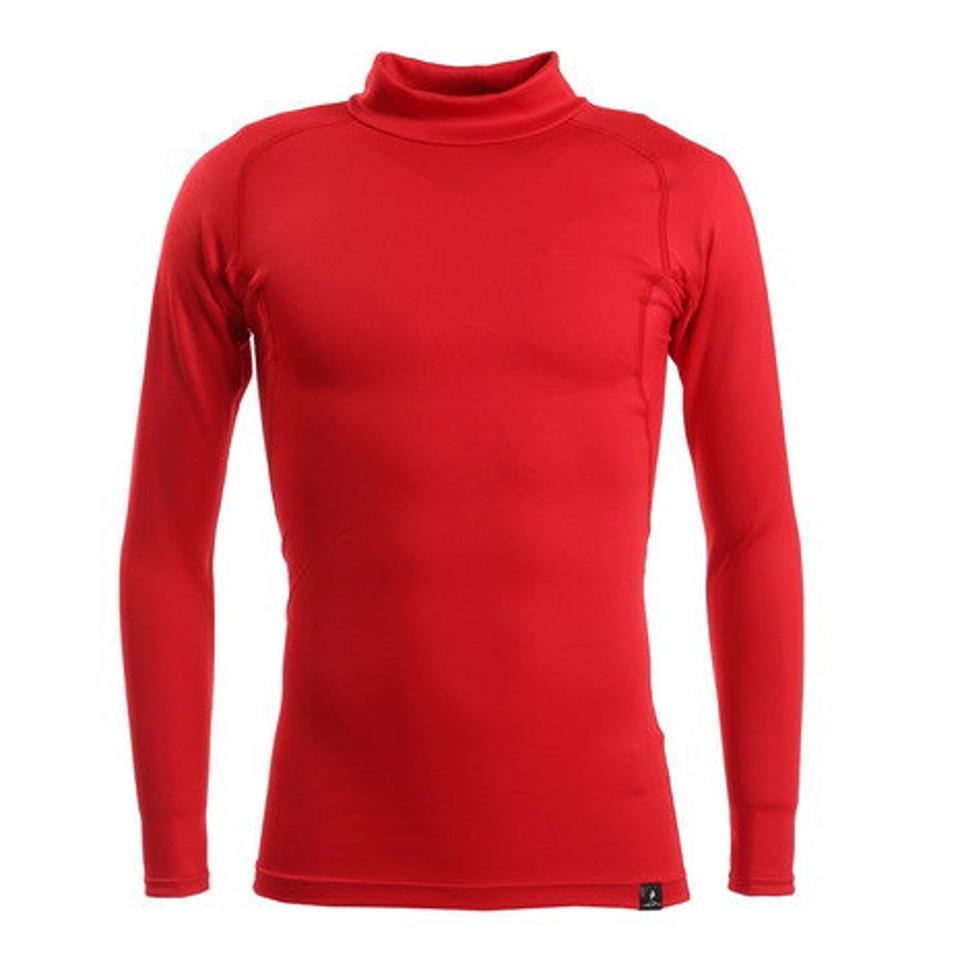 デュアリグ(DUARIG) サッカーウェア ヒートクロス BAハイネック長袖シャツ 741D1ES6909RED (メンズ)
