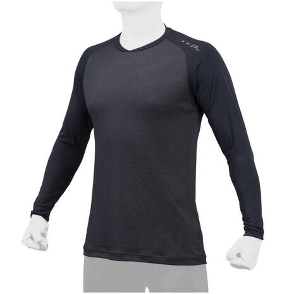ミズノ(MIZUNO)(メンズ) ミズノプロ アンダーシャツ KUGEKI ICE V-Coolネック 長袖 12JA2P14 ドライエアロフロー 夏用