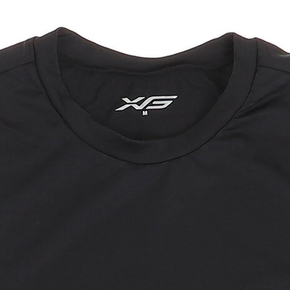 エックスティーエス(XTS) 野球 アンダーシャツ ストレッチ丸首ノースリーブシャツ 723G0ES7673 BLK. (メンズ)