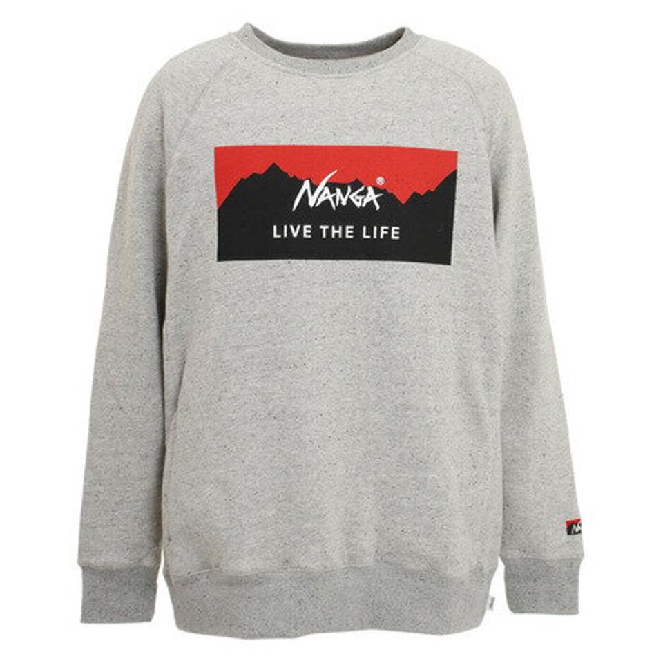 ナンガ（NANGA）（メンズ）トレーナー スウェット リブザライフスウェットシャツ N1L5LR3