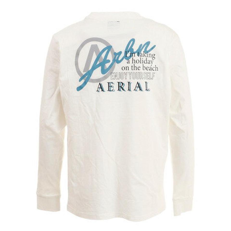 エアボーン(ARBN) LOGO 長袖シャツ 22S-ARBN-005LS-WHT (メンズ)