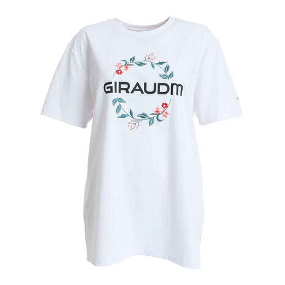 【2点で500円OFFクーポンあり6日9:59迄】ジローム(GIRAUDM) ドライ 速乾 UV ドライプラス プリントチュニック CT2S3386-TR864-DGCD WHT (レディース)