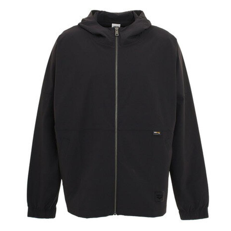 【10％OFFクーポン! 23日迄】アリーナ（ARENA）（メンズ）BEACHSIDE LIFESTYLE ウィンドフルジップパーカー ARS-21XB27 BLK