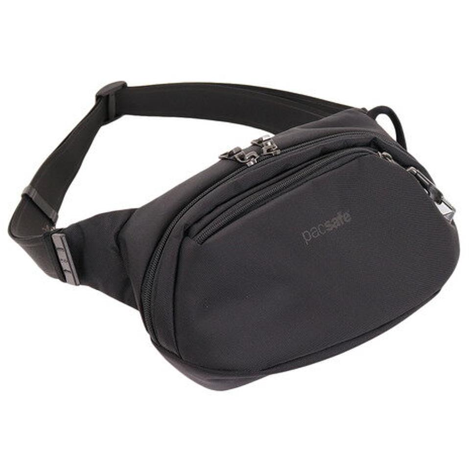 パックセーフ（pacsafe） ウエスト バッグ VIBE 100 バイブ100 4L コーデュラブラック 登山 12970182010000 （メンズ、レディース）