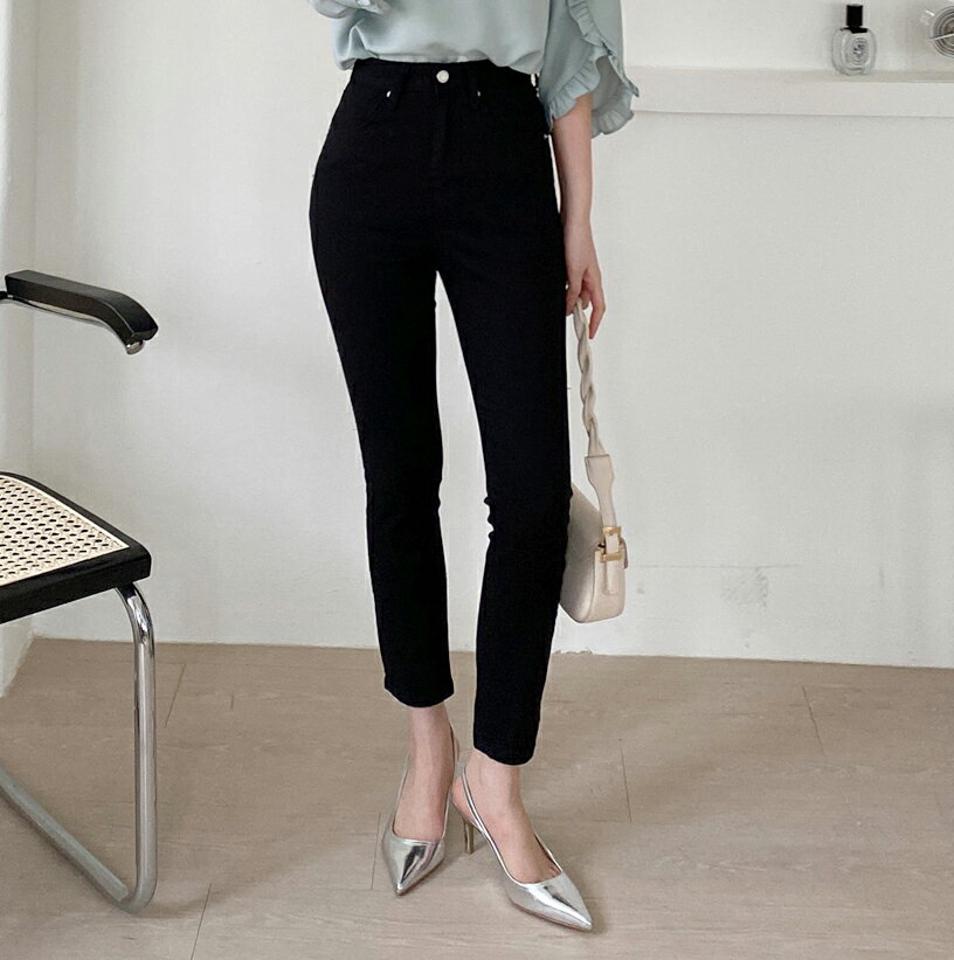 【10%OFF】サイドスリットスリムスキニーパンツ・全3色・t66360 レディース 【pt】パンツ ロング 丈 スキニー 単色 無地 シンプル ベーシック 春 夏 秋 冬 ロングシーズン スリット スリム カジュアル 大人っぽ ハイウエスト 美脚 韓国ファッション セール SALE