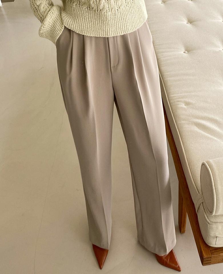 サイドボタンワイドスラックス・全4色・t71867 レディース 【pt】パンツ ロング 丈 スラックス 単色 無地 シンプル 春 夏 秋 冬 オフィスカジュアル きれいめ 大人っぽ ストレート ワイド ハイウエスト 脚長 上品 韓国ファッション ハイホリHIHOLLI