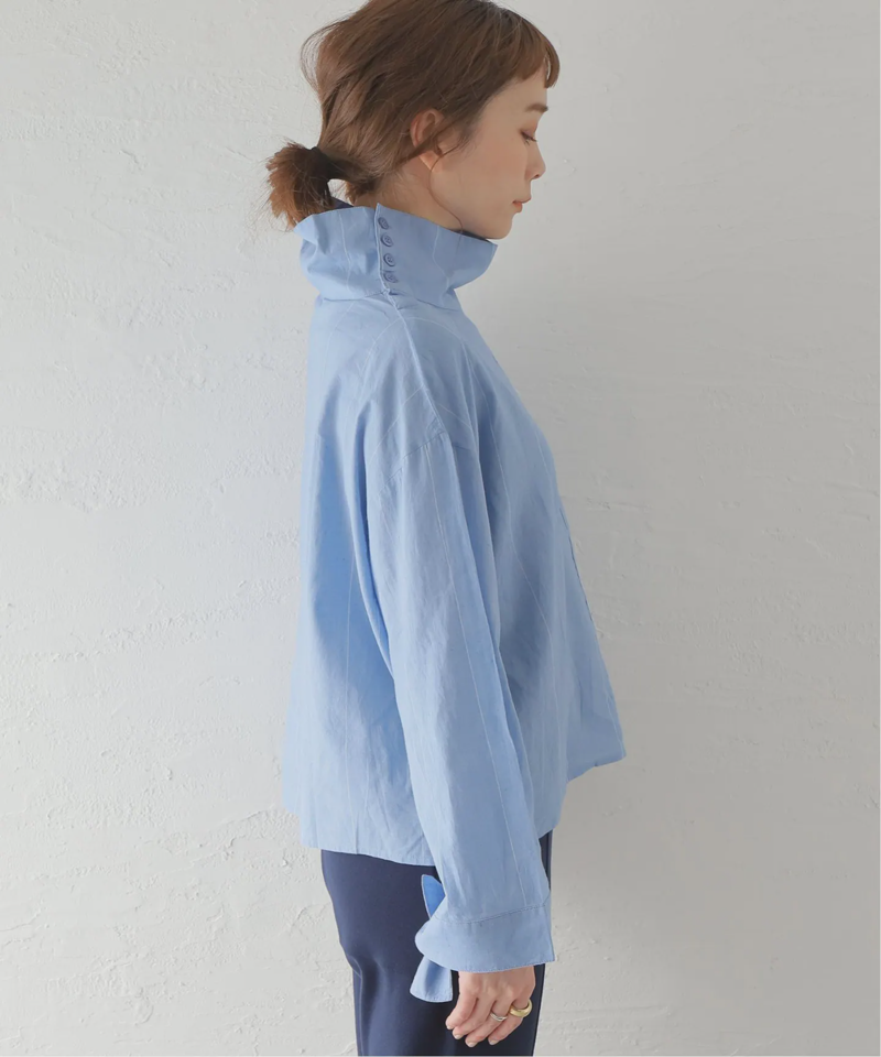 【SEEALL/シーオール】OVERSIZED LN T-SHIRTS：ブラウス（JOURNAL STANDARD）