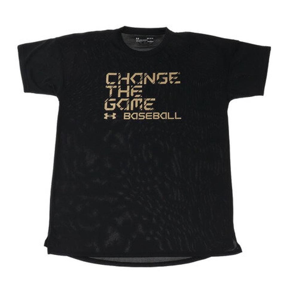アンダーアーマー(UNDER ARMOUR) ショートスリーブ ベースボール グラフィック シャツ 1364484 BLK BB (メンズ)