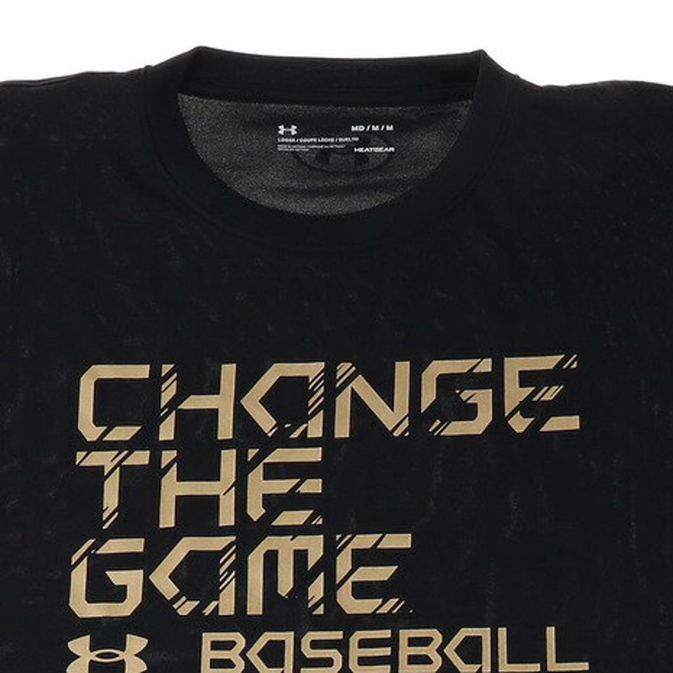 アンダーアーマー(UNDER ARMOUR) ショートスリーブ ベースボール グラフィック シャツ 1364484 BLK BB (メンズ)