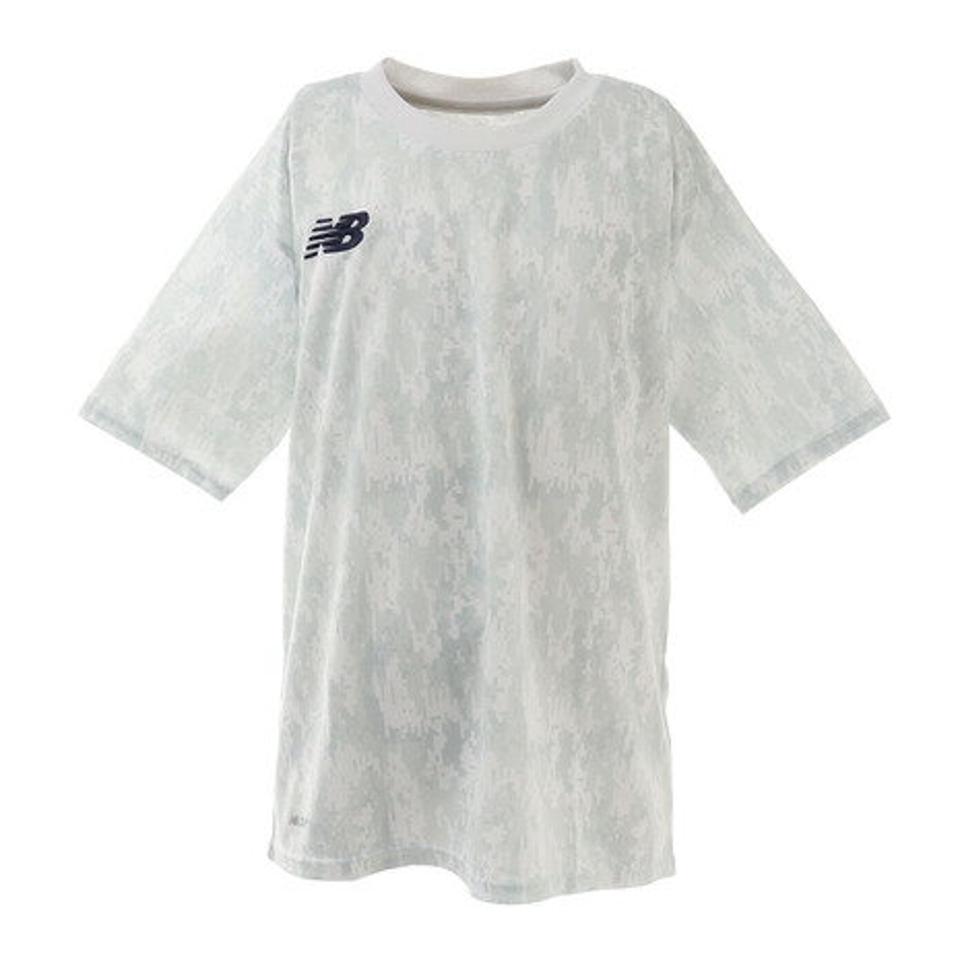 ニューバランス(new balance) サッカー ウェア 半袖 ジュニア ゲームシャツ ショートスリーブ JJTF1016WT フットサルウェア (キッズ)